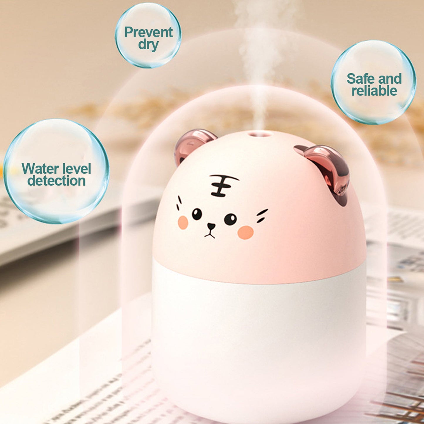 Cute Cat Aroma Diffuser & Air Humidifier