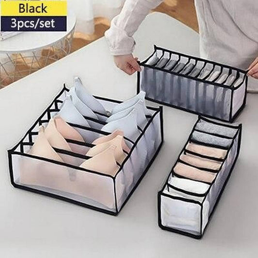 1pc 7 Grid Pants Organizer Storage Box