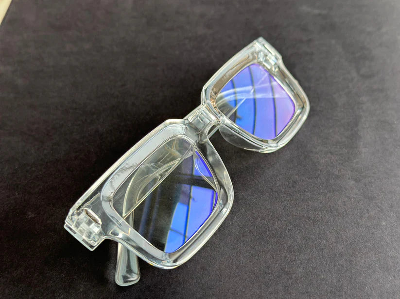 VINTAGE RETRO ACETATE GLASSES (TRANSPARENT) UNISEX