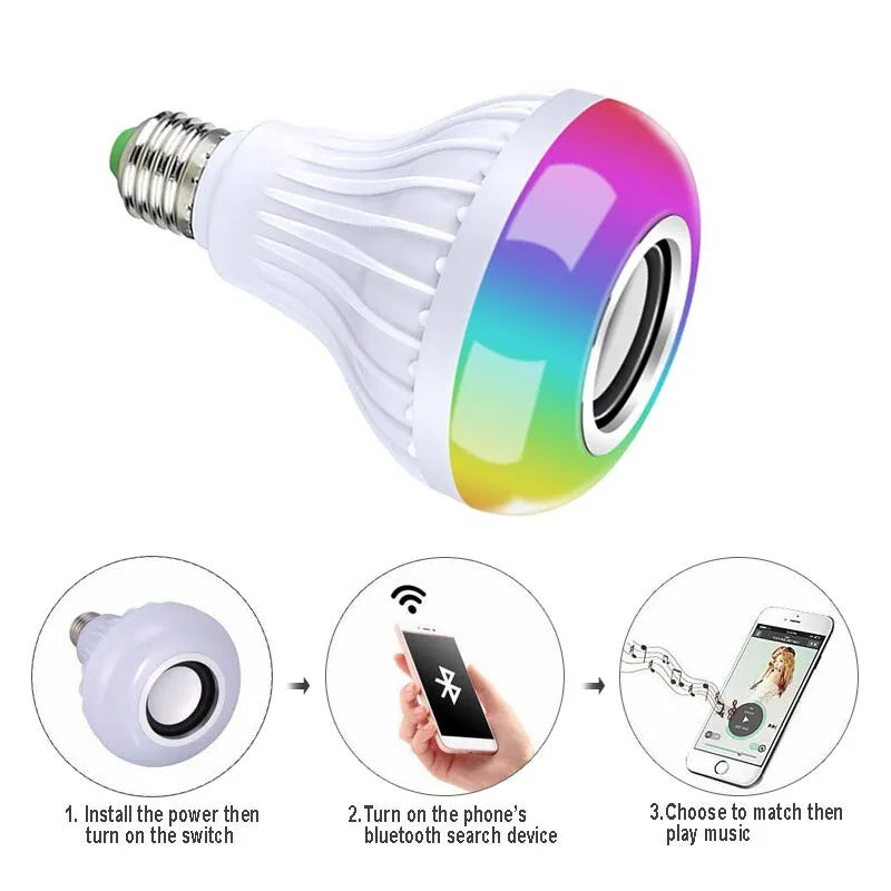 Smart LED Bluetooth Speaker Bulb