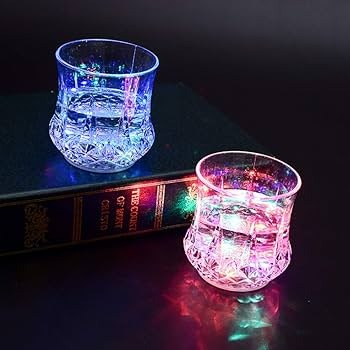 Crystal LED Light up Water Glass