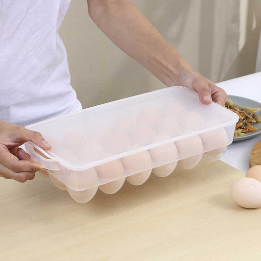 15 Slots Egg Tray With Lid