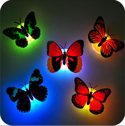 Pack of 3 - Self Adhesive Decorative LED Butterfly